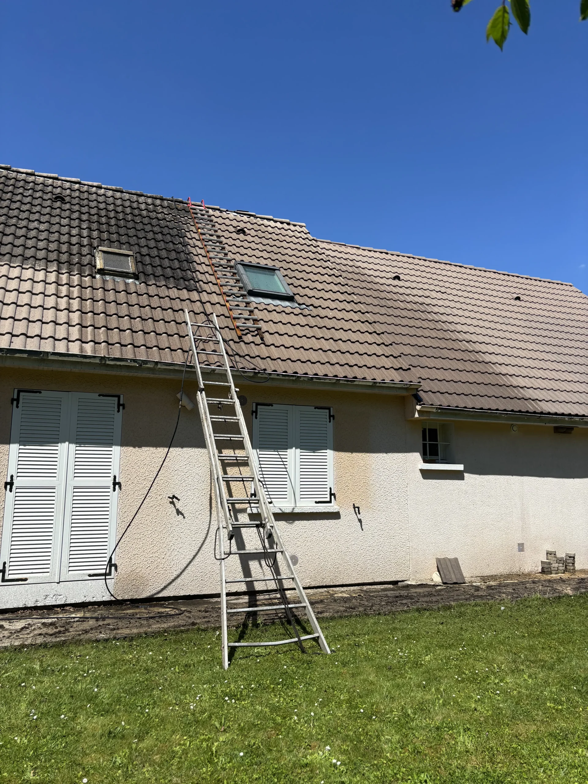 Travaux sur le toit